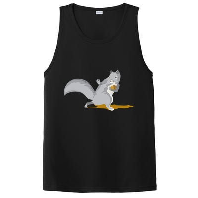 The Squirrel Protect The Nut Cool Vector Design PosiCharge Competitor Tank