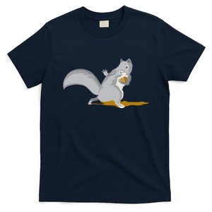 The Squirrel Protect The Nut Cool Vector Design T-Shirt