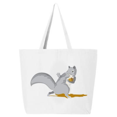 The Squirrel Protect The Nut Cool Vector Design 25L Jumbo Tote