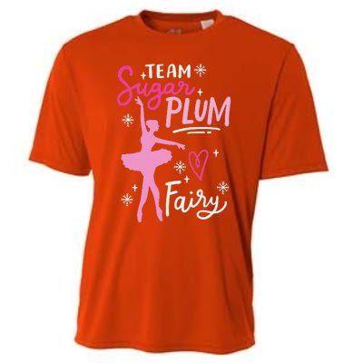 Team Sugar Plum Fairy Nutcracker Ballet Dance Christmas Girl Cooling Performance Crew T-Shirt