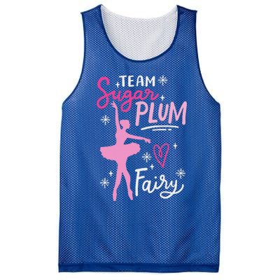 Team Sugar Plum Fairy Nutcracker Ballet Dance Christmas Girl Mesh Reversible Basketball Jersey Tank