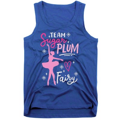 Team Sugar Plum Fairy Nutcracker Ballet Dance Christmas Girl Tank Top