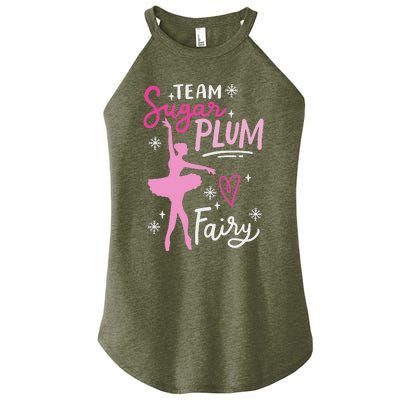 Team Sugar Plum Fairy Nutcracker Ballet Dance Christmas Girl Women's Perfect Tri Rocker Tank