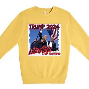 Trump Shooting President Trump Trending Political Trump 2024 Election A Premium Crewneck Sweatshirt