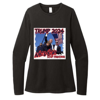 Trump Shooting President Trump Trending Political Trump 2024 Election A Womens CVC Long Sleeve Shirt