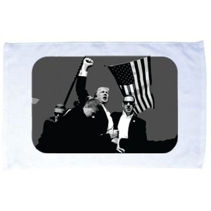 Trump Shot Pennsylvania 14th July Rally Shot Legend Usa 2024 Microfiber Hand Towel