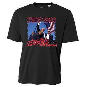 Trump Shooting President Trump Political Trump 2024 Election A Cooling Performance Crew T-Shirt