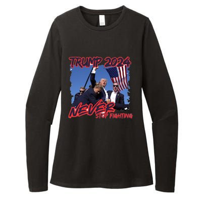 Trump Shooting President Trump Political Trump 2024 Election A Womens CVC Long Sleeve Shirt