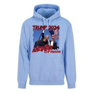 Trump Shooting President Trump Political Trump 2024 Election A Unisex Surf Hoodie