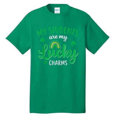 Teacher St Patricks Day My Students Are My Lucky Charms Tall T-Shirt