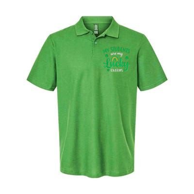 Teacher St Patricks Day My Students Are My Lucky Charms Softstyle Adult Sport Polo