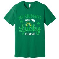 Teacher St Patricks Day My Students Are My Lucky Charms Premium T-Shirt