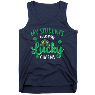 Teacher St Patricks Day My Students Are My Lucky Charms Tank Top