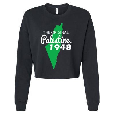 The S Palestine 1948 Cropped Pullover Crew