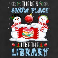 There's Snow Place Like The Library Book Worm Christmas Cool Comfort Performance Bucket Hat