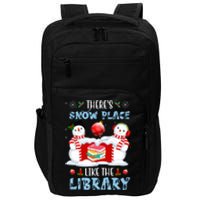 There's Snow Place Like The Library Book Worm Christmas Impact Tech Backpack