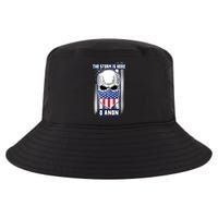 Qanon The Storm Is Here Skull Flag Cool Comfort Performance Bucket Hat