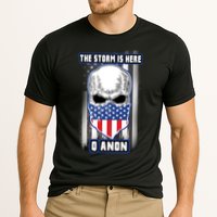 Qanon The Storm Is Here Skull Flag Performance Shirt