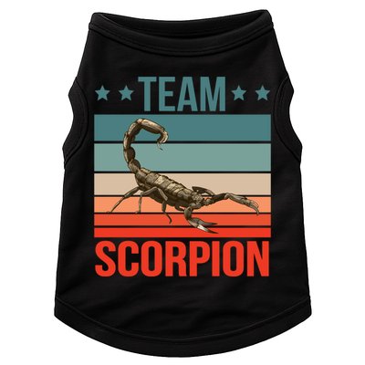 Team Scorpion Quote Animal Scorpion Great Gift Doggie Tank
