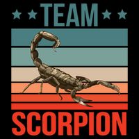 Team Scorpion Quote Animal Scorpion Great Gift Drawstring Bag