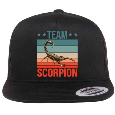 Team Scorpion Quote Animal Scorpion Great Gift Flatbill Hat