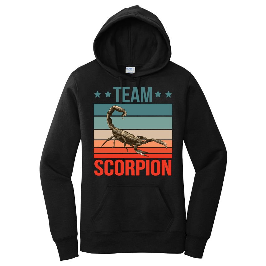 Team Scorpion Quote Animal Scorpion Great Gift Women's Pullover Hoodie
