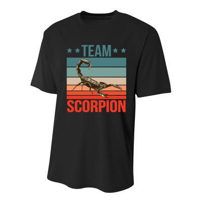 Team Scorpion Quote Animal Scorpion Great Gift Youth Performance Sprint T-Shirt