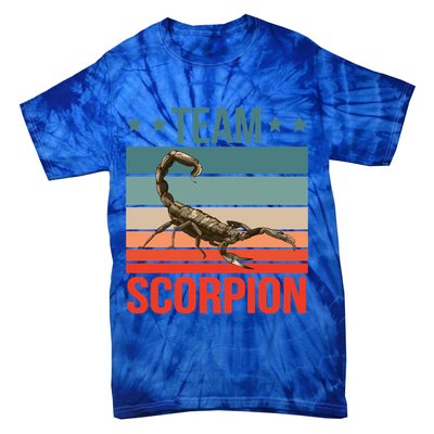 Team Scorpion Quote Animal Scorpion Great Gift Tie-Dye T-Shirt