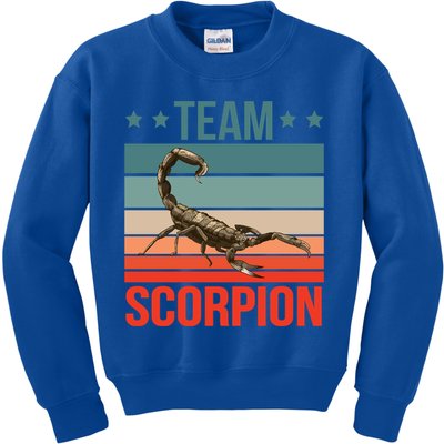 Team Scorpion Quote Animal Scorpion Great Gift Kids Sweatshirt