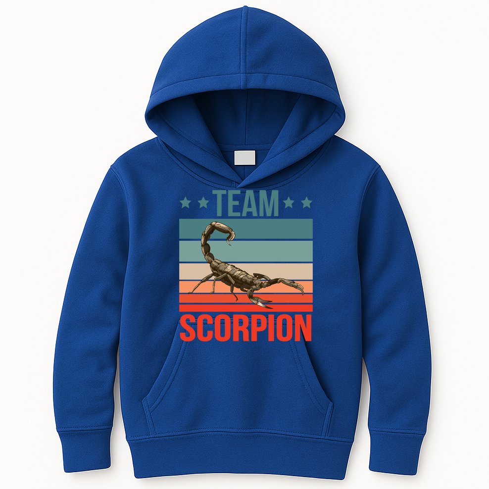 Team Scorpion Quote Animal Scorpion Great Gift Kids Hoodie