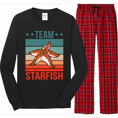 Team Starfish Quote Sea Star Starfish Long Sleeve Pajama Set