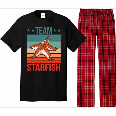 Team Starfish Quote Sea Star Starfish Pajama Set