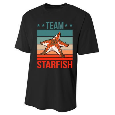 Team Starfish Quote Sea Star Starfish Performance Sprint T-Shirt