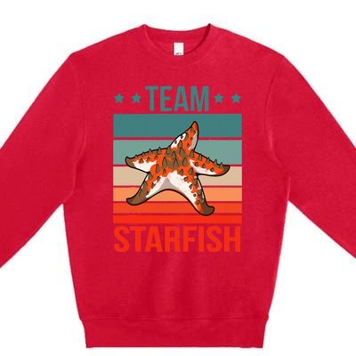 Team Starfish Quote Sea Star Starfish Premium Crewneck Sweatshirt