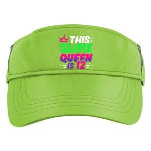 This Slime Queen Is 12 Years Old 12th Birthday Party Adult Drive Performance Visor