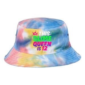 This Slime Queen Is 12 Years Old 12th Birthday Party Tie Dye Newport Bucket Hat