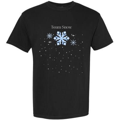 Team Snow Queen Nutcracker Ballet Christmas Snowflake Dancer Gift Garment-Dyed Heavyweight T-Shirt