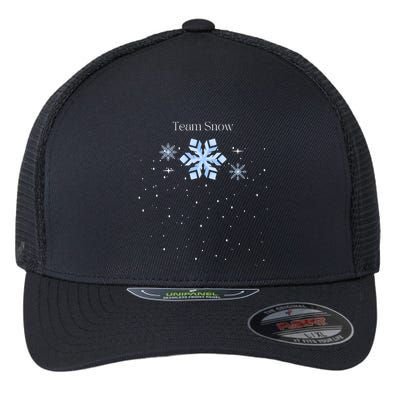 Team Snow Queen Nutcracker Ballet Christmas Snowflake Dancer Gift Flexfit Unipanel Trucker Cap
