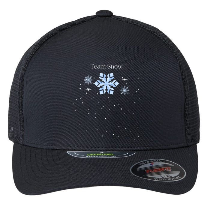 Team Snow Queen Nutcracker Ballet Christmas Snowflake Dancer Gift Flexfit Unipanel Trucker Cap