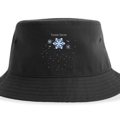 Team Snow Queen Nutcracker Ballet Christmas Snowflake Dancer Gift Sustainable Bucket Hat