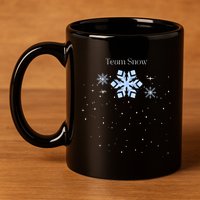 Team Snow Queen Nutcracker Ballet Christmas Snowflake Dancer Gift 11oz C Handle Ceramic Mug
