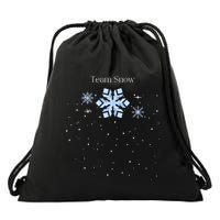 Team Snow Queen Nutcracker Ballet Christmas Snowflake Dancer Gift Drawstring Bag