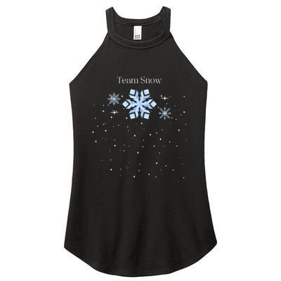 Team Snow Queen Nutcracker Ballet Christmas Snowflake Dancer Gift Women's Perfect Tri Rocker Tank