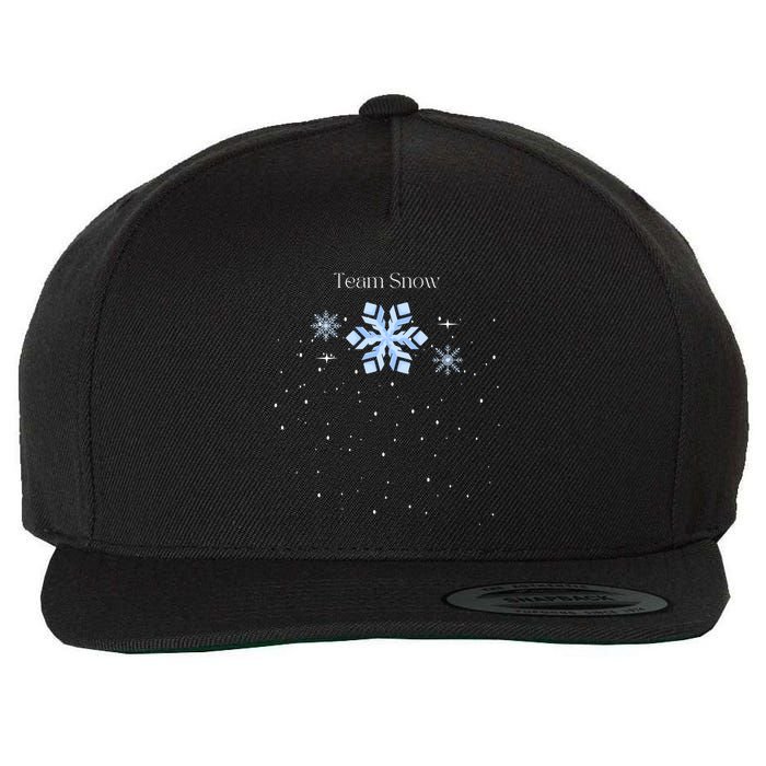 Team Snow Queen Nutcracker Ballet Christmas Snowflake Dancer Gift Wool Snapback Cap
