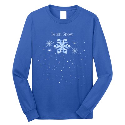 Team Snow Queen Nutcracker Ballet Christmas Snowflake Dancer Gift Long Sleeve Shirt