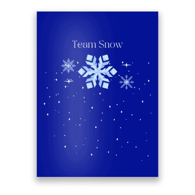 Team Snow Queen Nutcracker Ballet Christmas Snowflake Dancer Gift Poster