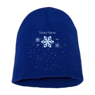 Team Snow Queen Nutcracker Ballet Christmas Snowflake Dancer Gift Short Acrylic Beanie