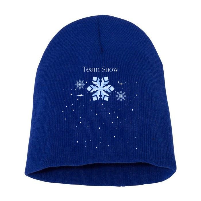 Team Snow Queen Nutcracker Ballet Christmas Snowflake Dancer Gift Short Acrylic Beanie