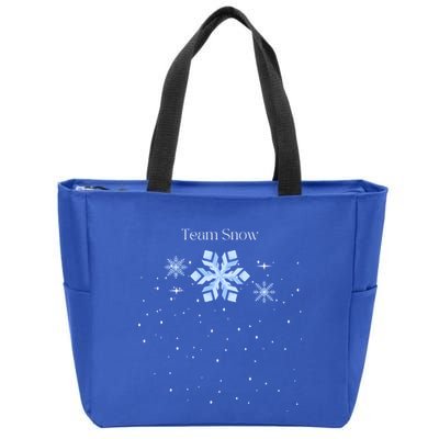 Team Snow Queen Nutcracker Ballet Christmas Snowflake Dancer Gift Zip Tote Bag