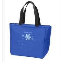 Team Snow Queen Nutcracker Ballet Christmas Snowflake Dancer Gift Zip Tote Bag